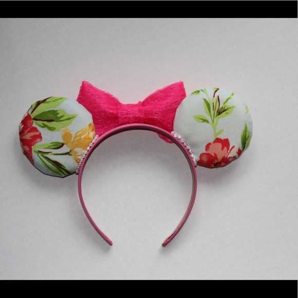 Floral Minnie ears - Picture 3 of 5
